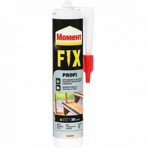 Монтажний клей Момент Момент Profi Fix 392 г