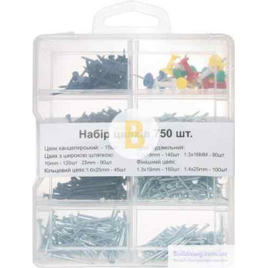 Набір цвяхів 750 шт.