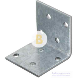 Перфорований кутовий кутник рівносторонній 40x40x40мм 2,5мм