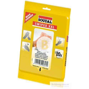 Серветки для чищення SOUDAL SWIPEX XXL 20 шт.