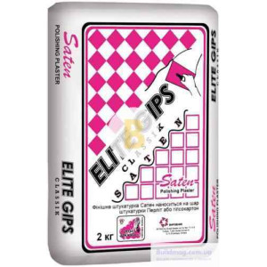Шпаклівка Elite Gips Saten 2 кг