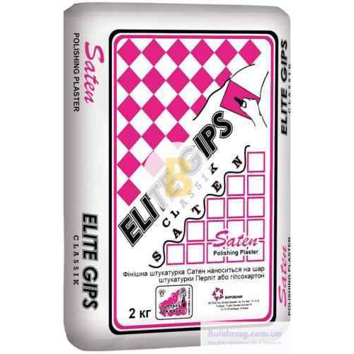 Шпаклівка Elite Gips Saten 2 кг