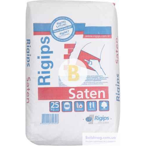 Шпаклівка Rigips фінішна Saten 25 кг