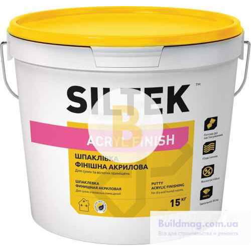 Шпаклівка Siltek Acryl Finish 15 кг