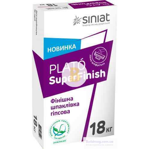 Шпаклівка Siniat Plato Super Finish 18 кг