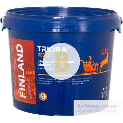 Шпаклівка Triora інтер'єрна фінішна FINLAND 1,5 кг