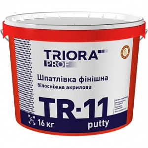 Шпаклівка Triora TR-11 putty біла 1,5 кг