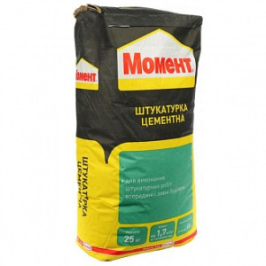 Штукатурка Момент цементна 25 кг