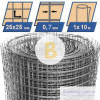 Сітка зварена оцинкована 25x25x0,7 мм h=1 м