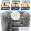Сітка зварна оцинкована 75x50x1,8 мм h=1,8 м