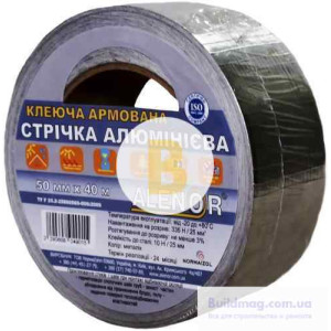 Стрічка клейка алюмінієва армована ALENOR 50 мм x 40 м