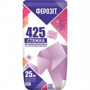 Стяжка для підлоги Ферозит 425 25 кг