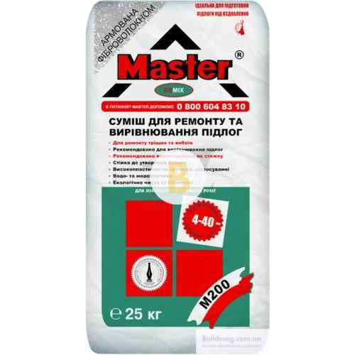 Стяжка для підлоги Master Ремікс 25 кг
