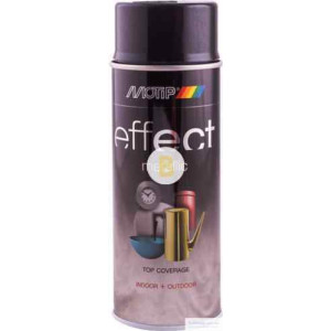 Аерозольна фарба Motip Deco Effect з ефектом металік чорний 400 мл