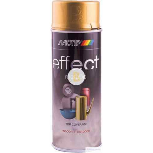 Аерозольна фарба Motip Deco Effect з ефектом металік золотий діамант 400 мл