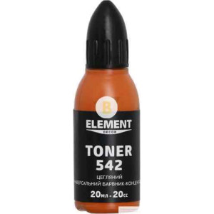 Цвет Element Decor Toner цегляний 20 мл