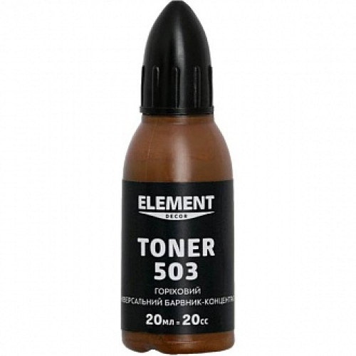 Цвет Element Decor Toner горіховий 20 мл