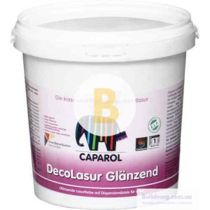 Декоративна фарба DecoLasur Glaenzend Caparol прозорий 1 л
