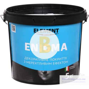 Декоративна фарба Decor Enigma Element Decor прозорий 5 кг
