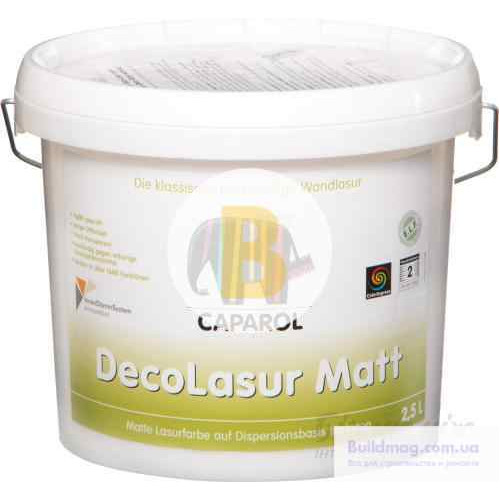 Декоративна фарба DecorLasur matt Caparol білий 2,5 л