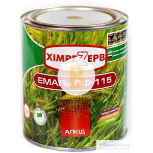 Емаль алкідна ХімреZерв ПФ-115 PRO сірий глянець 2,8 кг
