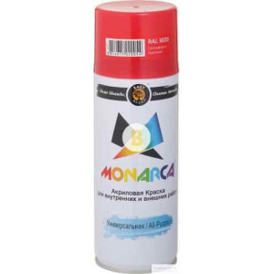 Фарба аерозольна у балончику MONARCA RAL 3020 червоний глянець 270 г