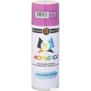 Фарба аерозольна універсальна MONARCA RAL 4008 фіолетовий глянець 520 мл 270 г