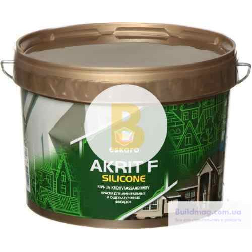 Фарба акрилатна Eskaro Akrit Fasad Silicone TR база під тонування 2,7л
