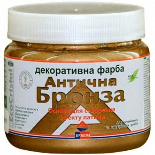 Фарба акрилова декоративна Ircom Decor антична бронза 0,4 л