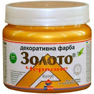 Фарба акрилова декоративна Ircom Decor червоне золото 0,4 л