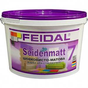 Фарба акрилова Feidal Innenlatex Seidenmatt прозора шовковистий мат база під тонування 1 л