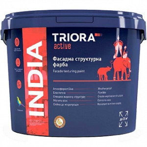Фарба акрилова Triora India мат білий 5 кг