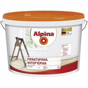 Фарба Alpina Практична інтер'єрна білий 3.5 кг