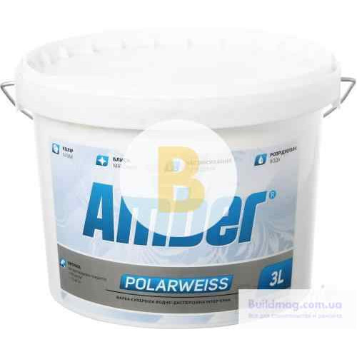Фарба Amber Amber Polarweiss білий 3 л