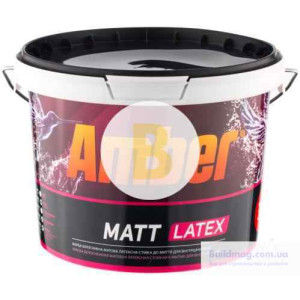Фарба Amber Matt Latex білий 3 л