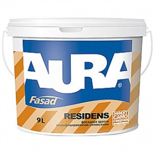 Фарба Aura Luxpro Residens білий 9 л 12,3 кг
