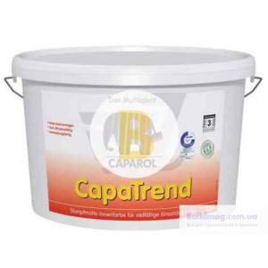 Фарба Caparol CapaTrend B1 глибокий мат білий 12,5 л
