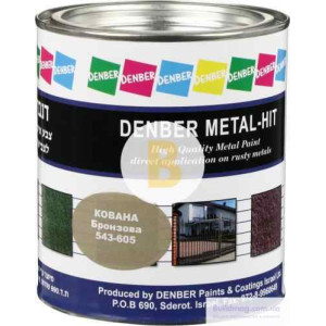 Фарба Denber Metal Hit кована бронзовий мат 0,75л