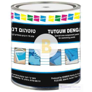 Фарба Denber Tutgum Dengal для басейну та водосховищ блакитний 0,75л