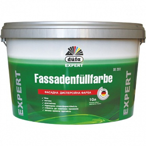 Фарба Dufa Fassadenfullfarbe DE 201 білий 10 л