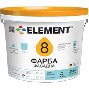 Фарба Element 8 білий 10л