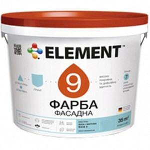 Фарба Element 9 База А білий 1 л