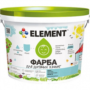 Фарба Element для дитячих кімнат білий 5 л