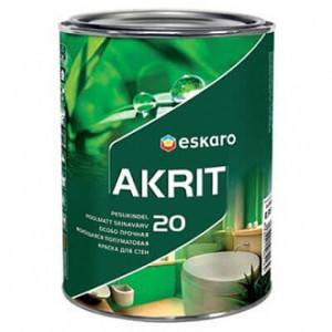 Фарба Eskaro Akrit 20 білий 0,95 л 1,01 кг