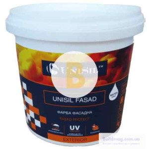 Фарба фасадна акрилова UniSil Unisil Fasad білий 1,4 кг