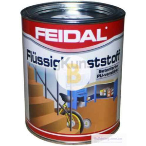 Фарба Feidal для підлоги Flussigkunststoff RAL 9010 білий шовковистий мат 0,75л