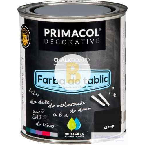 Фарба грифельна PRIMACOL DECORATIVE чорний 0.75 л
