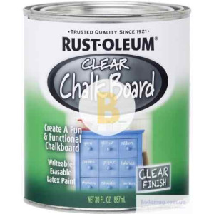 Фарба грифельна Rust Oleum Chalk Board для шкільних дощок прозорий 0,887 л 1,3 кг