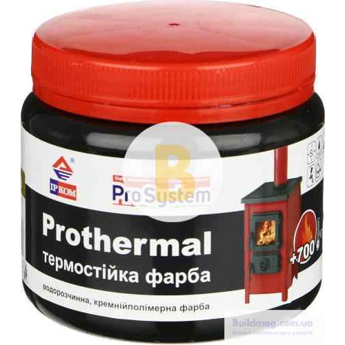 Фарба ІРКОМ термостійка +700°C золото мат 0,35л