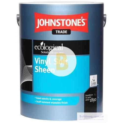 Фарба Johnstone's Vinil Soft Sheen білий 5л
